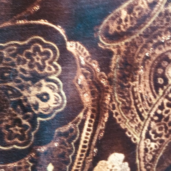 Handmade Beautiful Knit Reversible Purse Bag Brown Colors - Picture 4 of 5